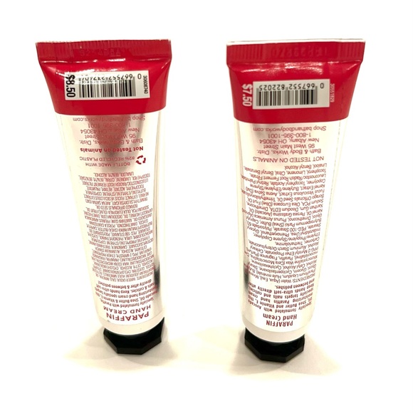 Bath & Body Works LOT Set of 2 Paraffin Hand & Nail Cream Lotion 1 fl oz ea NEW - Picture 4 of 5